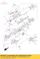 1XC147100100, Yamaha, conjunto silencioso 1 yamaha xvs 950 2014 2015 2016, Novo