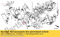 Aquí puede pedir bandeja de rosca 6x14 de Honda , con el número de pieza 90115MKSE20: