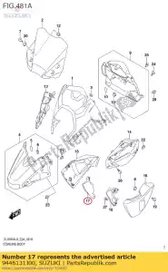 Suzuki 9446131J00 os?ona wewn?trzna - Dół