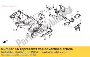 honda 64478MFT640ZE nenhuma descrição disponível no momento - Lado inferior