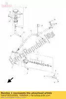 5WXF583V0000, Yamaha, rr. maître cylindre yamaha tzr 50 2005 2006 2007 2008 2009 2010 2011, Nouveau