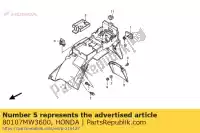 80107MW3600, Honda, caja, bandeja honda cb 750 1992 1994 1995 1996 1997 1998 1999 2001, Nuevo