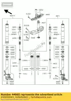 440650041, Kawasaki, bushing-front fork,guide zr750 kawasaki z 750 2011 2012, New
