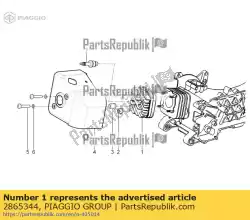 Ici, vous pouvez commander le culasse auprès de Piaggio Group , avec le numéro de pièce 2865344: