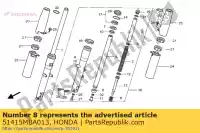 51415MBA013, Honda, arbusto, controle deslizante honda vt 750 1100 1997 1998 1999 2000 2001, Novo