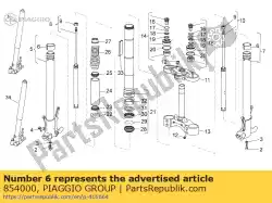 Aquí puede pedir arbusto inferior de Piaggio Group , con el número de pieza 854000: