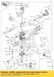 Here you can order the float from Kawasaki, with part number 160311100: