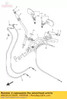 4NK262410000, Yamaha, grip (left) yamaha xvz xvs xv xvztf royalstar dragstar xvza xvsa classic xva wildstar royal star venture midnight midnighst xvscu 1300 650 1600 1100 1900 950 13, New