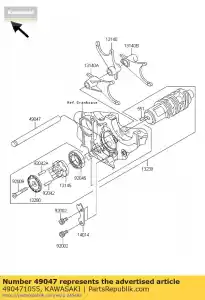 kawasaki 490471055 rod-shift zx900-a1 - Il fondo