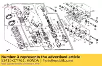 52410KCY761, Honda, geen beschrijving beschikbaar op dit moment honda xr 400 1998 1999 2000 2001 2002, Nieuw