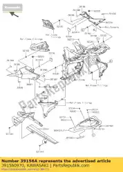 Aqui você pode pedir o almofada, tampa lateral, lh, r end zr800a em Kawasaki , com o número da peça 391560970: