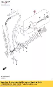 suzuki 1283035G20 conjunto de ajuste, t - Lado inferior