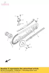 Aquí puede pedir conjunto tensor, cadena de levas de Yamaha , con el número de pieza BD3E22100000: