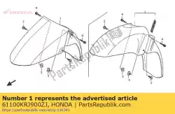 Aqui você pode pedir o pára-choque, fr * r302m * em Honda , com o número da peça 61100KRJ900ZJ: