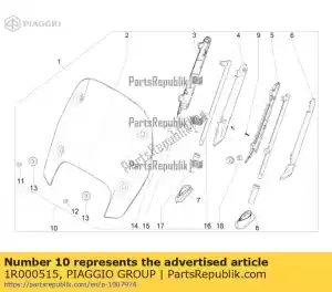 Piaggio Group 1R000515 kit supp. parabrezza (= al 1b008074) - Bottom side