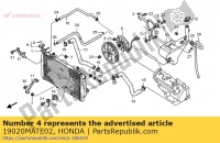 19020MATE02, Honda, ventilador comp., enfriamiento, Nuevo