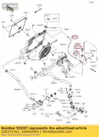 920371461, Kawasaki, clamp,tube kawasaki zx6r ninja g zx7rr n zx7r p zxr  r l zx12r b zx turbo e zx9r h d j gpz vn a gtr gpx c f s rx zx1000 zx750 ex500 ex250 1000gtr gpx750r gpz1000rx gpz900r vn750 twin gpx250r gpz500s gpz600r ltd450 zxr750 9r 7r 7rr 6r 12r kvf650 prairie 4x4 kfx700 kv, New