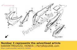 Here you can order the no description available at the moment from Honda, with part number 64600KTMD20ZD: