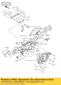 kawasaki 140920964 cover,meter zr800ads - Upper side