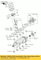 130310033, Kawasaki, crankshaft-comp, marca 