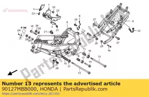 Honda 90127MBB000 boulon, spécial, 12x249 - La partie au fond