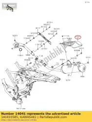 Here you can order the cover-comp from Kawasaki, with part number 140410585: