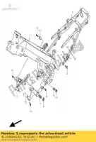 4120006G00, Suzuki, szyna komp, siedzenie suzuki dl 1000 2002 2003 2004 2005 2006 2007 2008 2009 2010, Nowy