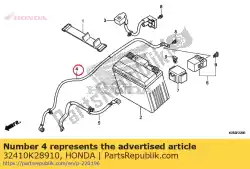 Qui puoi ordinare cavo, avviare il motore da Honda , con numero parte 32410K28910: