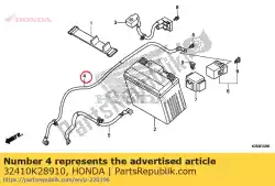 Aqui você pode pedir o cabo, ligar o motor em Honda , com o número da peça 32410K28910: