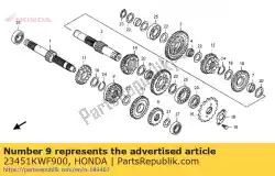 Aquí puede pedir no hay descripción disponible en este momento de Honda , con el número de pieza 23451KWF900: