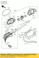 250310236, Kawasaki, meter-assy,mph ex250k8f kawasaki ninja 250 2008 2009 2010, New