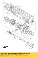 2S3163700000, Yamaha, montagem do chefe da embreagem yamaha vmx 1700 2009 2010 2011 2012 2015 2016, Novo