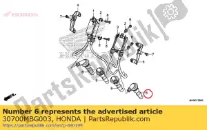 honda 30700MBG003 cap assy ruido su - Lado inferior