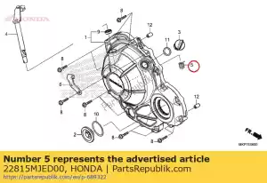 honda 22815MJED00 spr??yna, d?wignia sprz?g?a - Dół