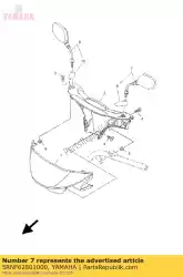 Tutaj możesz zamówić lusterko wsteczne komplet (led od Yamaha , z numerem części 5RNF62801000: