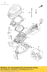 Qui puoi ordinare bullone da Suzuki , con numero parte 0911606047: