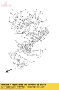 yamaha 5D7F838D0000 os?ona reflektora 1 - Dół