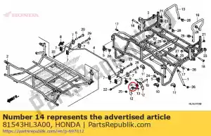 honda 81543HL3A00 spring dump lock - Bottom side