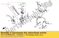 45155MBW000, Honda, zacisk a, przewód hamulcowy honda cbr  f rossi fr rr sport fs rra cbr600f cbr600fr cbr600fs 600 , Nowy