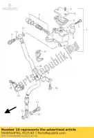 5948004F00, Suzuki, hose,fr.brake suzuki xf 650 1997 1998 1999, New