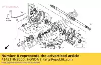 41421HN2000, Honda, gear, rr. pignone (13t) honda trx 400 450 500 2001 2002 2003 2004, Nuovo