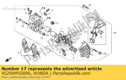 Here you can order the no description available at the moment from Honda, with part number 45290MJG006: