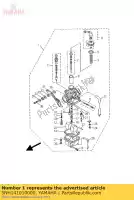 5NH141010000, Yamaha, carburateur assy 1 yamaha ybr ybre ybrk 125, Nouveau