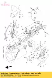 Aquí puede pedir cubierta, medidor de Yamaha , con el número de pieza 39P8355900P2: