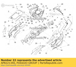 Aprilia AP8221340, T bush, OEM: Aprilia AP8221340