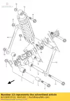 6210001D10, Suzuki, Absorber, rr.shc suzuki gs  e eu gs500eu gs500eeu gs500e 500 , Nieuw