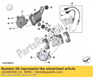 bmw 18308558132 support actuator exhaust flap - Bottom side