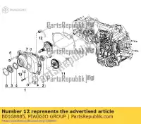 B0168885, Piaggio Group, asse ruota posteriore cpl.     , Nuovo