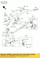 460030119, Kawasaki, maniglia kawasaki kfx450r 450 , Nuovo