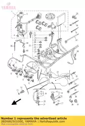 Ici, vous pouvez commander le interrupteur principal kit d'immobilisation auprès de Yamaha , avec le numéro de pièce 2BSW82501000: